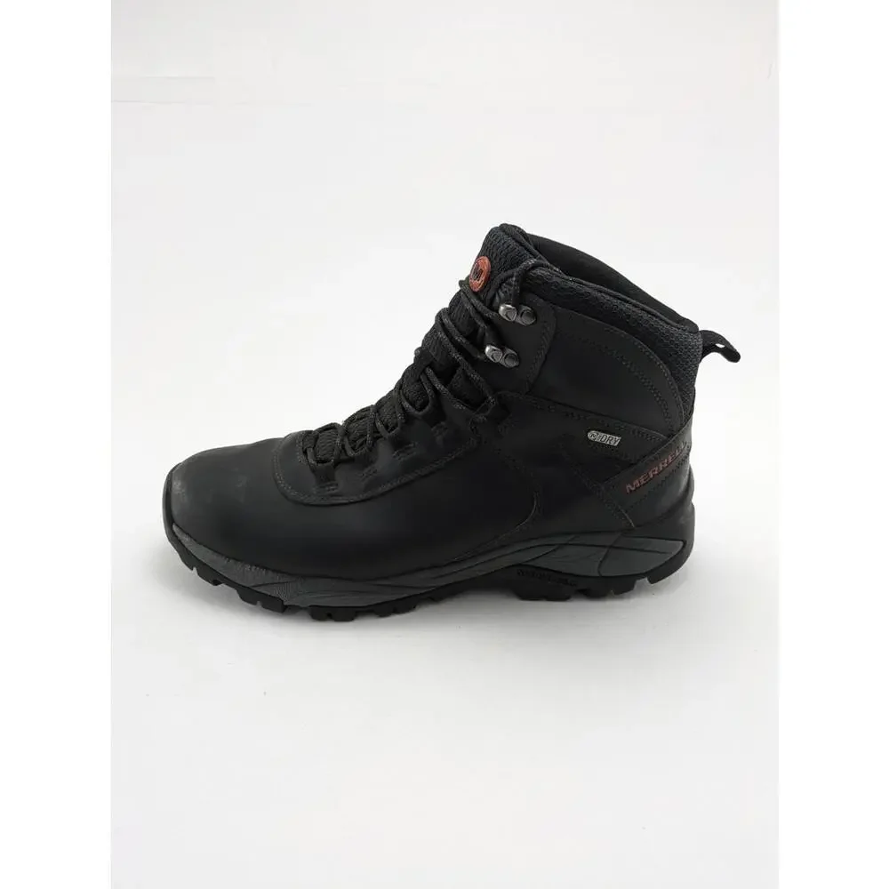 Mens Merrell Trekking Vego Mid Leather‎ Waterproof Black Boots J311538C Size 12